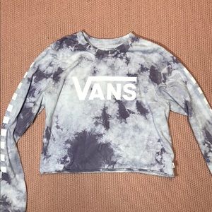 vans tie dye cropped shirt